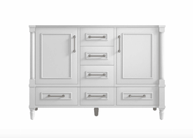 Atlanta 47.5 inch Single or Double Bathroom Vanity- Cabinet Only - Bathroom Vanities Outlet