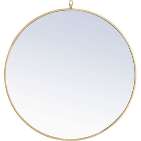 Elegant Decor 32 inch Round Brass Mirror - MR4058BR - Bathroom Vanities Outlet