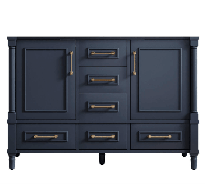 Atlanta 47.5 inch Single or Double Bathroom Vanity- Cabinet Only - Bathroom Vanities Outlet
